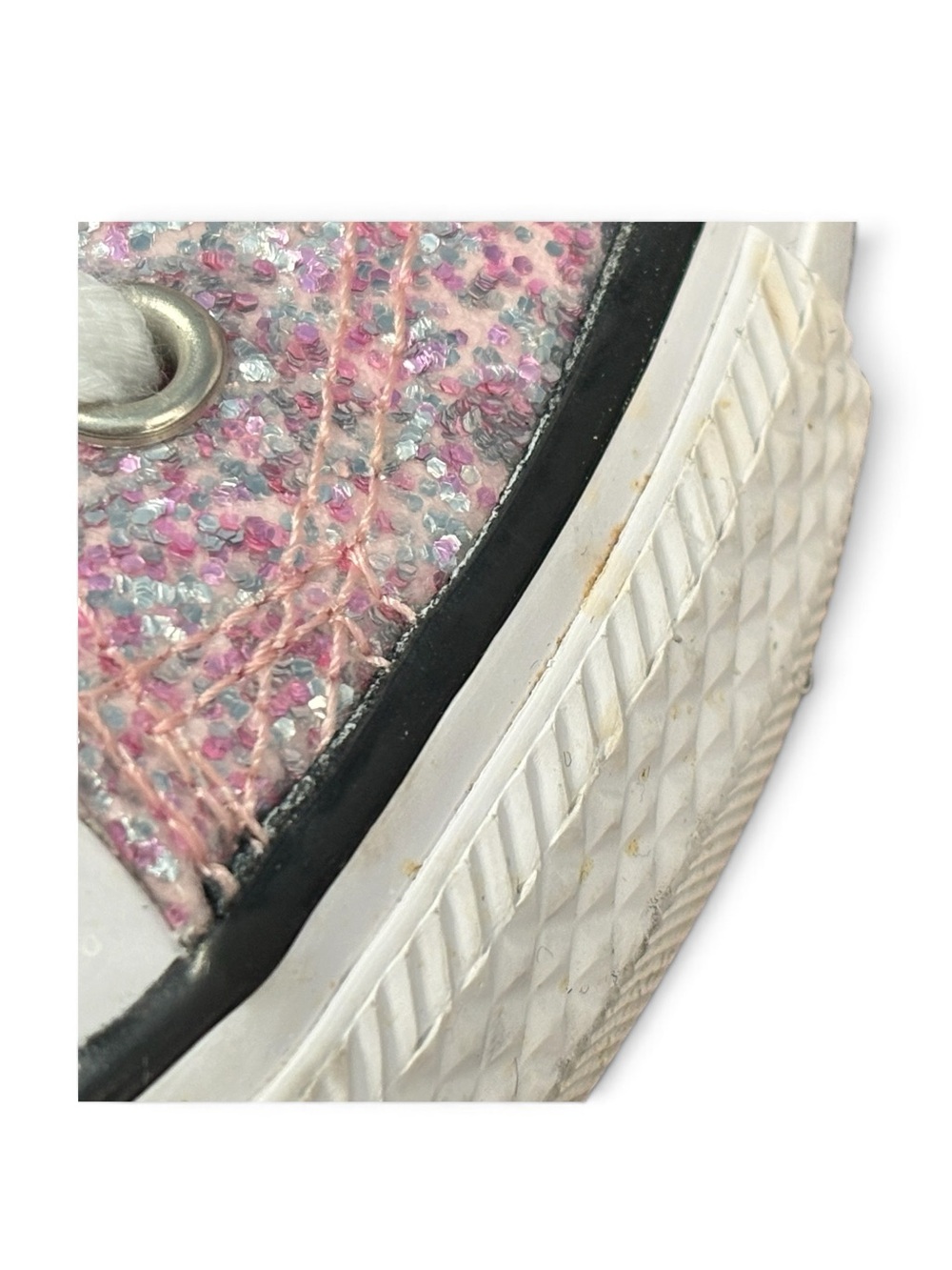 Sale‼️ Converse Pink Glitter Low Top Sneakers - Picture 6 of 6